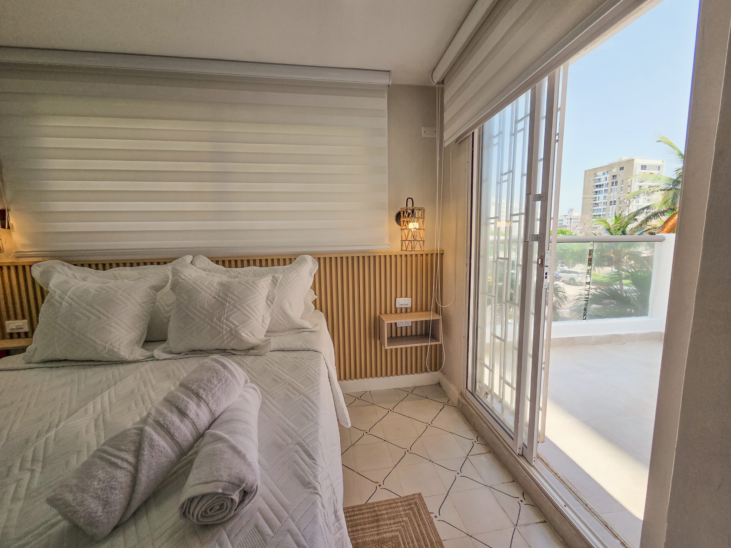 Habitación con terraza apartamento